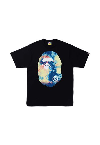 BAPE Tie Dye Big Ape Head Tee Black/Multi