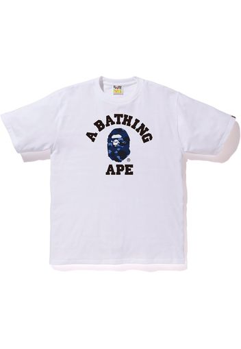 BAPE Color Camo College Tee White/Blue