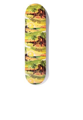 BAPE x Undefeated Hawaiian Collection Skateboard Skateboard Deck Island Green