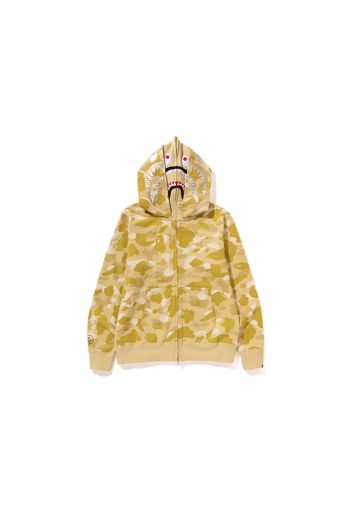 BAPE Color Camo Double Shark Full Zip Hoodie (SS24) Yellow