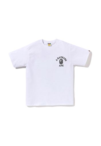 BAPE Speed Racer College ATS Tee White Black