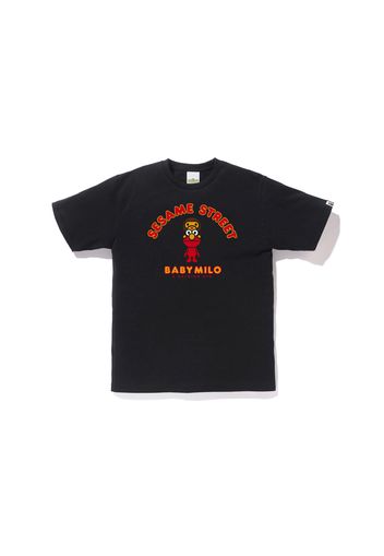 BAPE x Sesame Street Milo & Elmo Tee Black