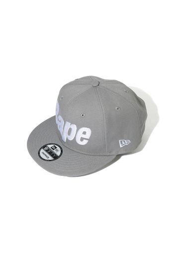 BAPE Logo New Era Snap Back Cap Grey