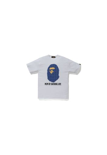 BAPE x MCM By Bathing Tee White/Navy