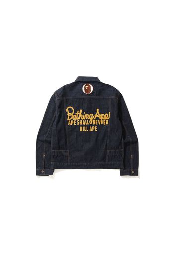 BAPE Champion Denim Jacket Indigo