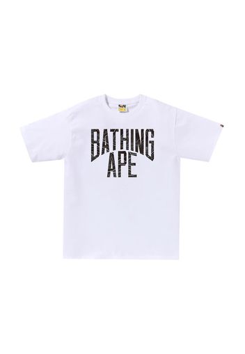 BAPE Layered Line Camo NYC Logo Tee White/Black