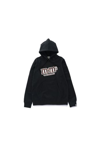 BAPE x M&M's Mens College Pullover Hoodie Black