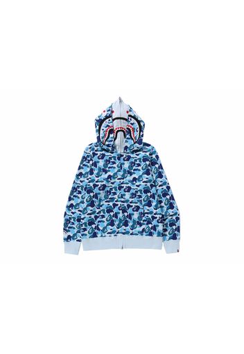 BAPE ABC Camo Double Shark Full Zip Hoodie (FW23) Blue