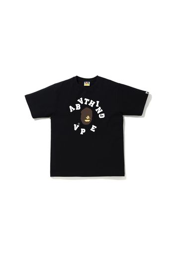 BAPE Broken College Tee Black