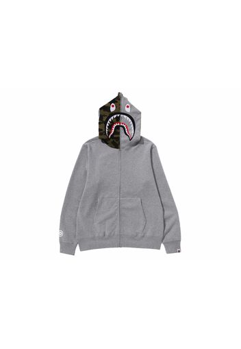 BAPE Shark Full-Zip Hoodie (FW23) Gray