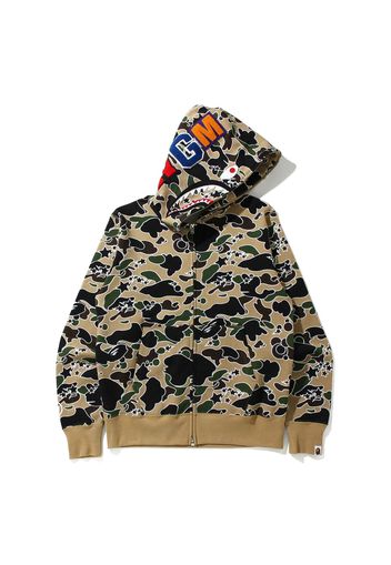 BAPE Sta Camo Shark Full Zip Hoodie Yellow