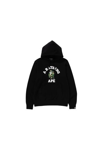 BAPE ABC Camo College Organic Cotton Pullover Hoodie Black/Green