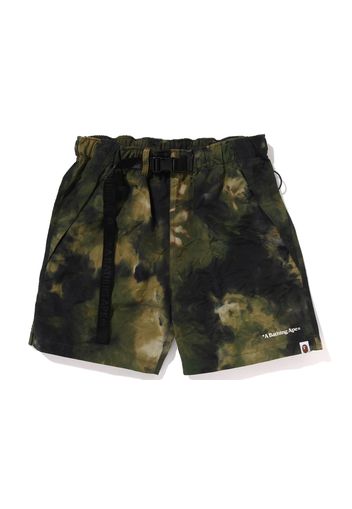 BAPE Chusen Dye Eazy Shorts Olive Drab