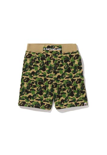 BAPE ABC Camo Sweat Shorts Green