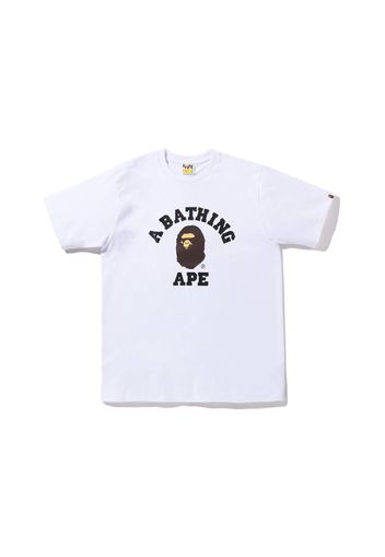 BAPE Online Exclusive College Tee White