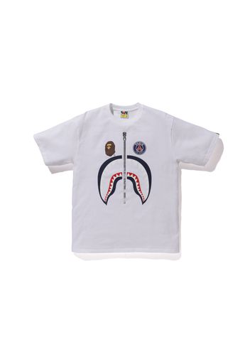 BAPE x PSG Shark Tee White