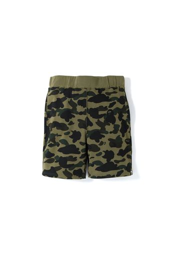 BAPE 1st Camo Sweat Shorts Green