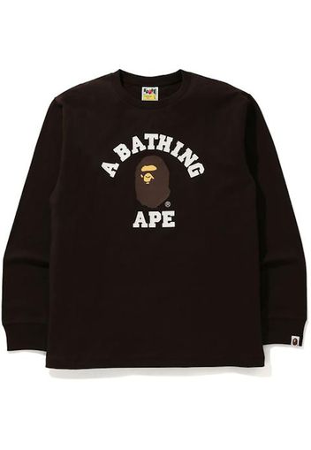 BAPE College L/S Tee Brown