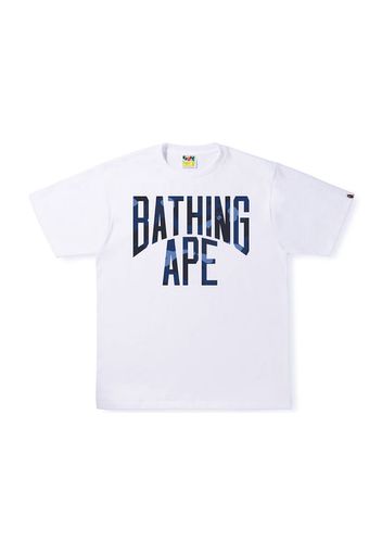 BAPE Color Camo NYC Logo Tee (SS22) White Navy