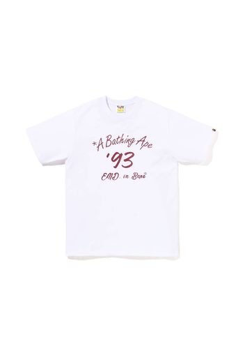 BAPE x END. Bowling #2 Tee White