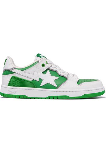 A Bathing Ape Sk8 Sta #1 Ostrich Pack White Green