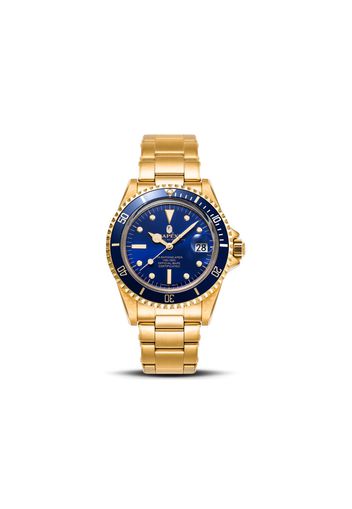 BAPE A Bathing Ape Type 1 Bapex Watch Gold Blue