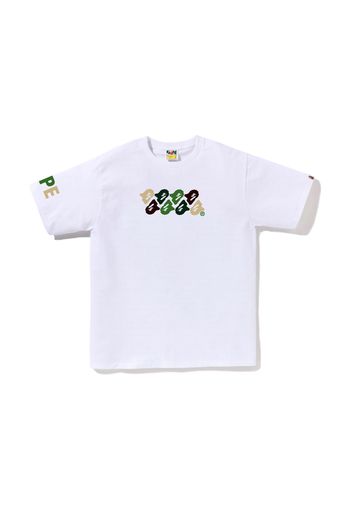 BAPE ABC Camo Tee White/Green