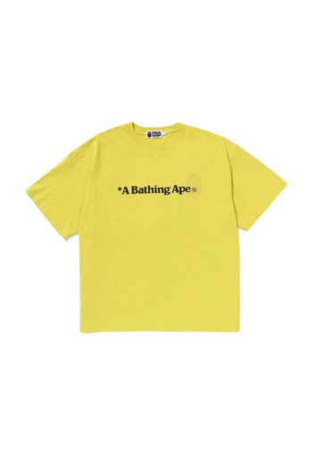 BAPE A Bathing Ape Relaxed Fit Tee Yellow