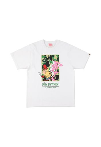 BAPE x Pink Panther ABC Camo Wall Tee White