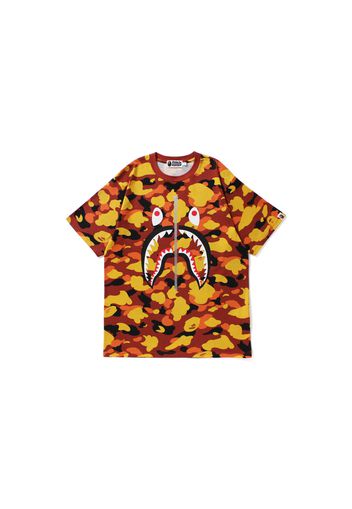 BAPE 1st Camo Shark Tee Orange