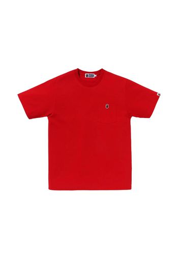 BAPE One Point Pocket Tee Red