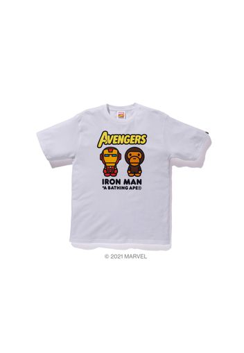 BAPE x Marvel Comics Milo Iron Man Tee White