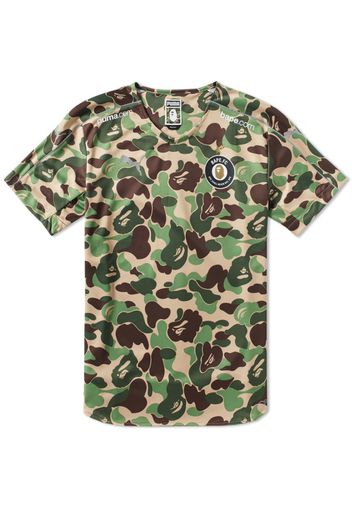 BAPE X Puma ABC Camo FC Replica Jersey Shirt Green