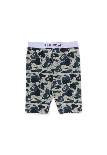 BAPE Womens Cookie Camo 2 Biker Shorts Beige