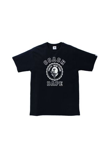 BAPE x Coach College Tee Navy