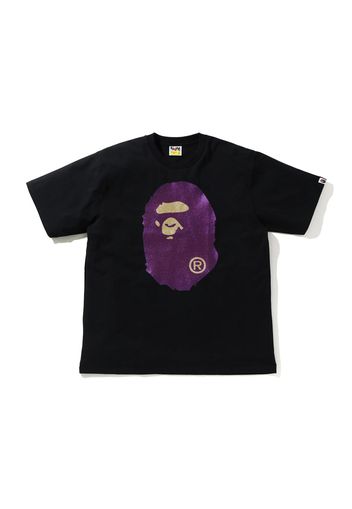 BAPE Glitter Big Ape Head Relaxed Fit Tee Black/Purple