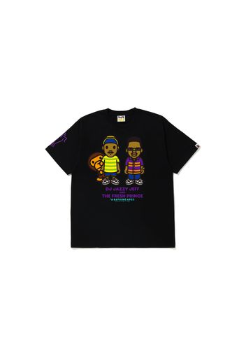 BAPE x The Fresh Prince & Dj Jazzy Jeff Baby Milo Tee Black