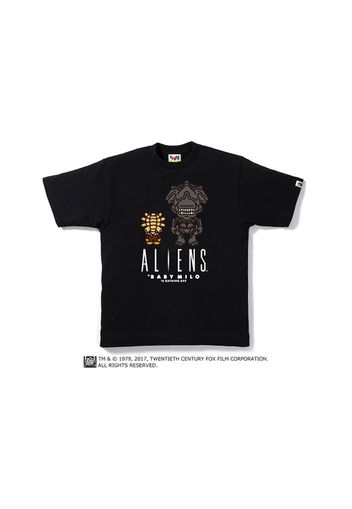 BAPE Alienaliens Milo & Alien Queen Tee Black