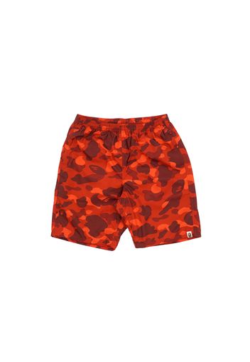 BAPE Ultimate Color Camo Beach Shorts Red