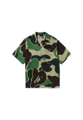 BAPE ABC Camo Open Collar Shirt Green