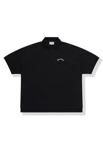 BAPE BLACK Logo Polo Black