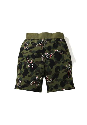 BAPE Shark 1st Camo Wide Sweatshort Green