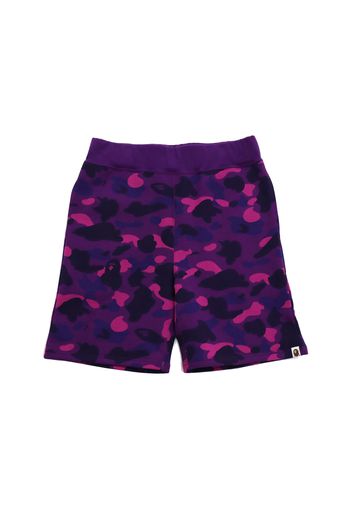 BAPE Color Camo Sweat Shorts (FW21) Purple