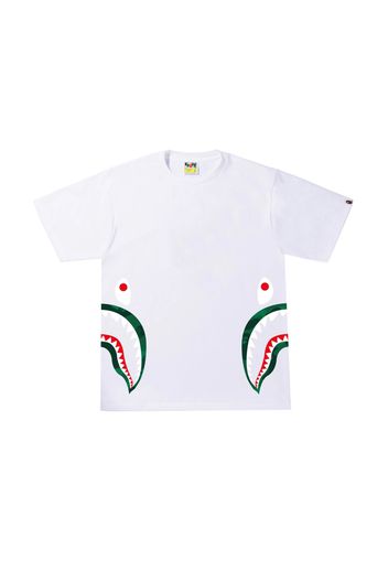 BAPE Color Camo Side Shark Tee White/Green