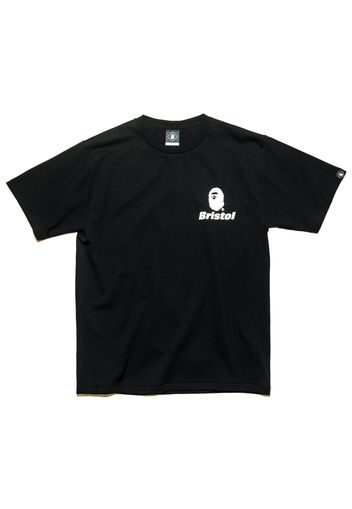 BAPE x F.C.R.B. Back Emblem Tee Black