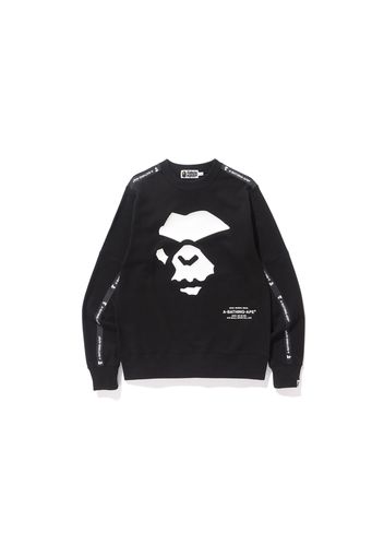 BAPE Double Knit Mad Face Crewneck Black