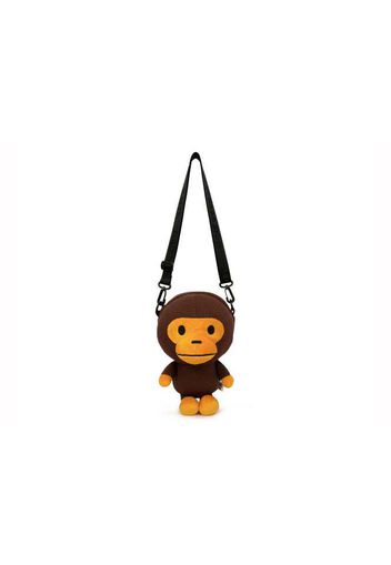 Bape Baby Milo Plush Cross Bag Brown