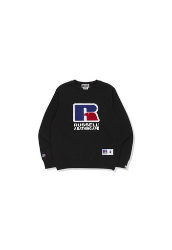 BAPE x Russell Crewneck Black