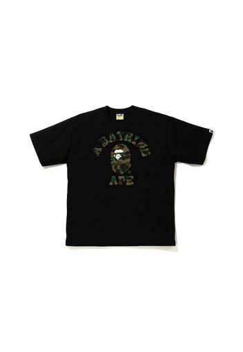 BAPE 1st Camo College Relaxe Fit Tee Black/Green