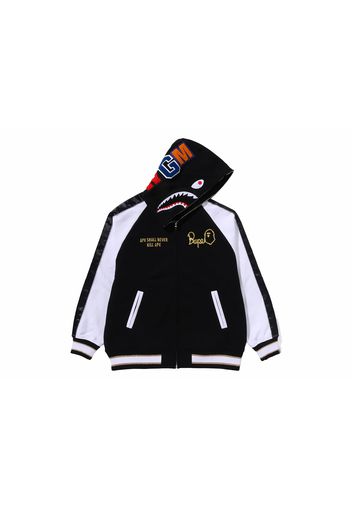 BAPE Souvenir Shark Zip Hoodie Black